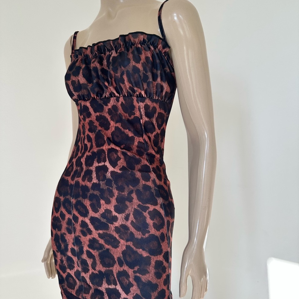 Used size S leopard print dress